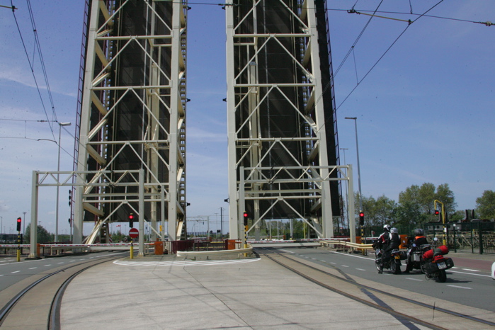Zugbrücke in Zeebrügge